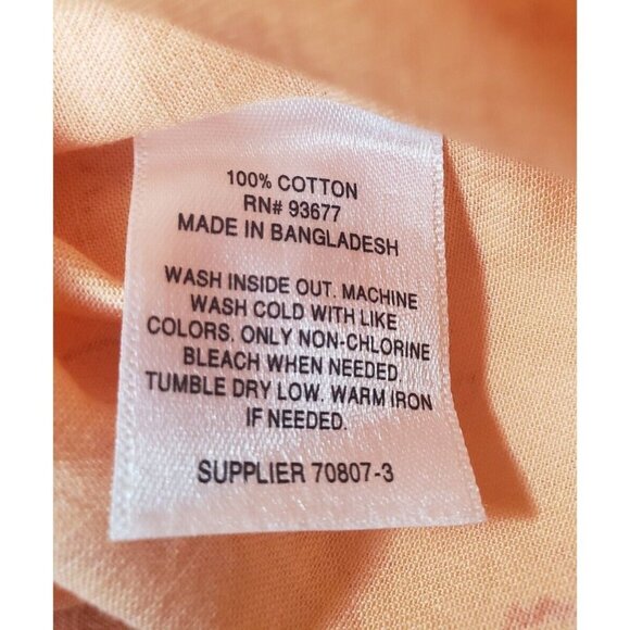 NEW A.N.A Women's Size XL Orange Floral Open Back Tank Top Blouse - Picture 3 of 6